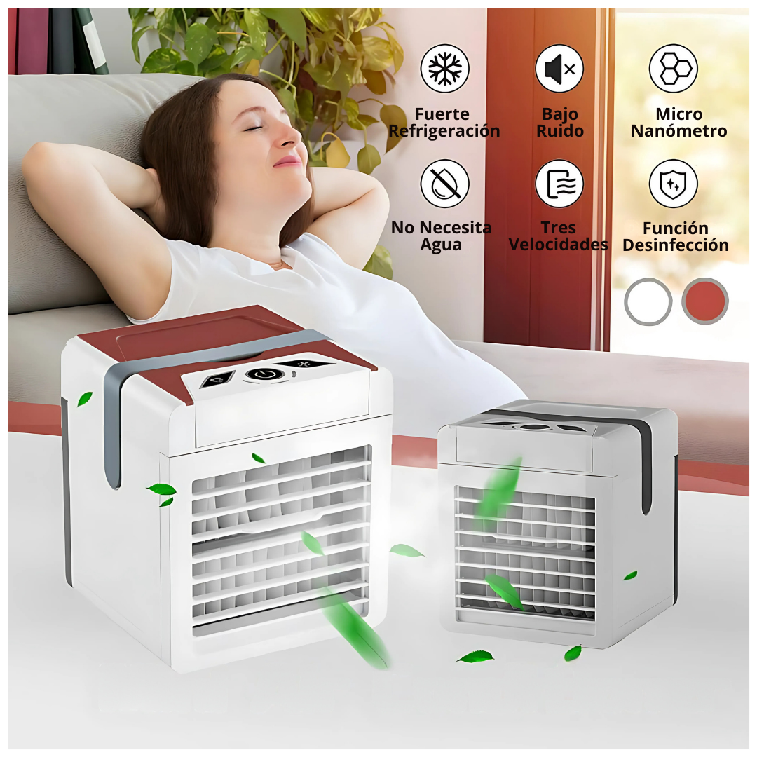 Mini Ventilador Cubo Portátil Ultra Silencioso Versión 2025