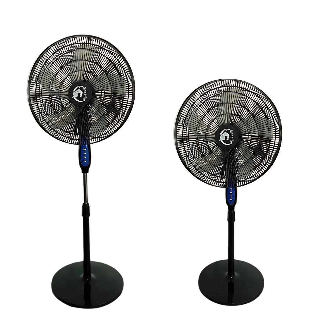 Ventilador Pedestal Moderno de 16" 45W 5 Aspas y 3 Velocidades