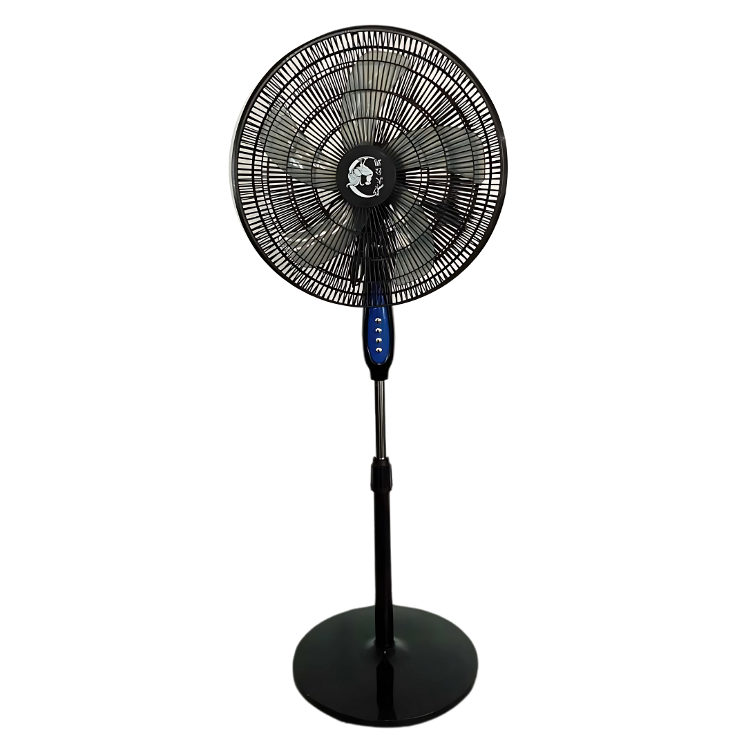 Ventilador Pedestal Moderno de 16" 45W 5 Aspas y 3 Velocidades