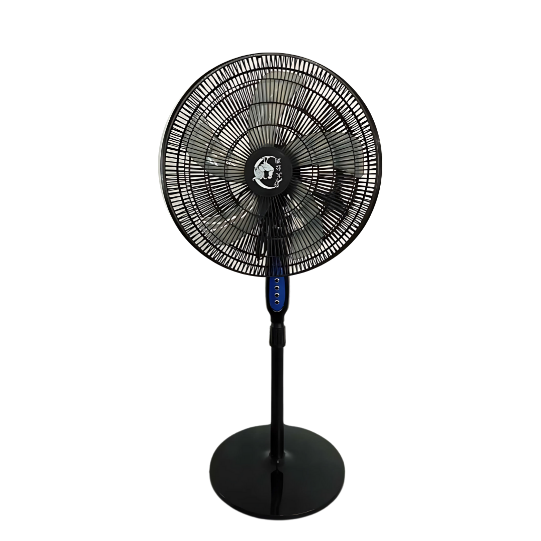 Ventilador Pedestal Moderno de 16" 45W 5 Aspas y 3 Velocidades