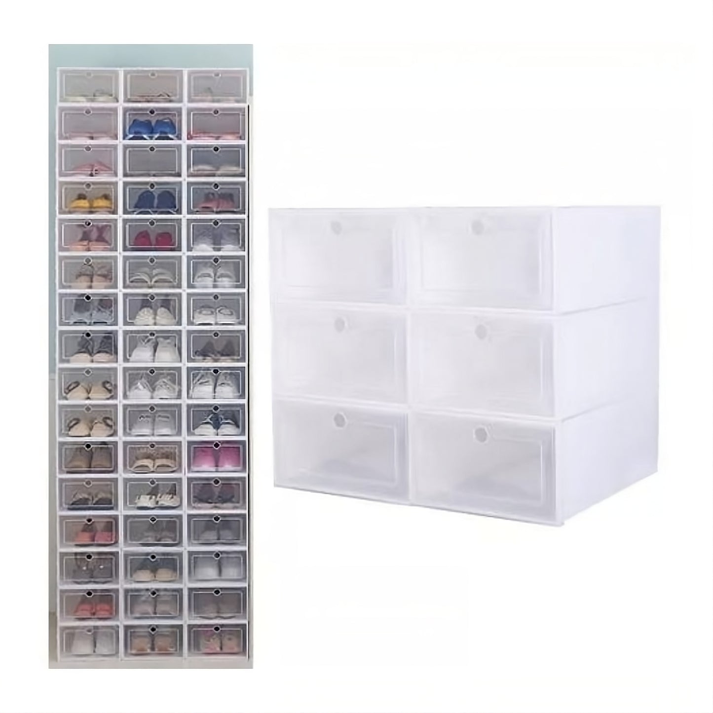Set 6 Cajas Organizador de Zapatos