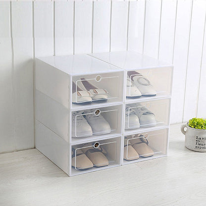 Set 10 Cajas Organizador de Zapatos Transparente